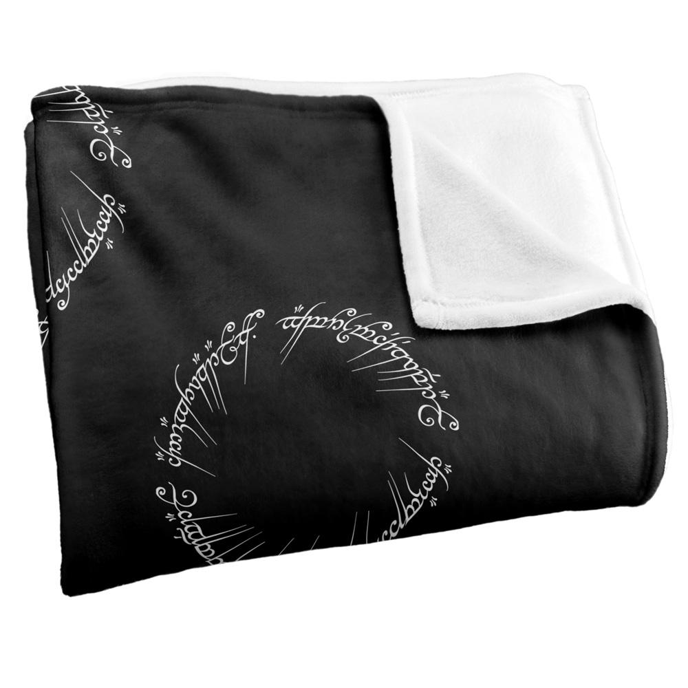 LORD OF THE RINGS Eine Ring Allover-Print Decke