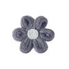Cute Wool Knitted Flower Jewelry Handmade Diy Six-Petal Flower Accessories Hair Accessories Corsage Clothing Accessories