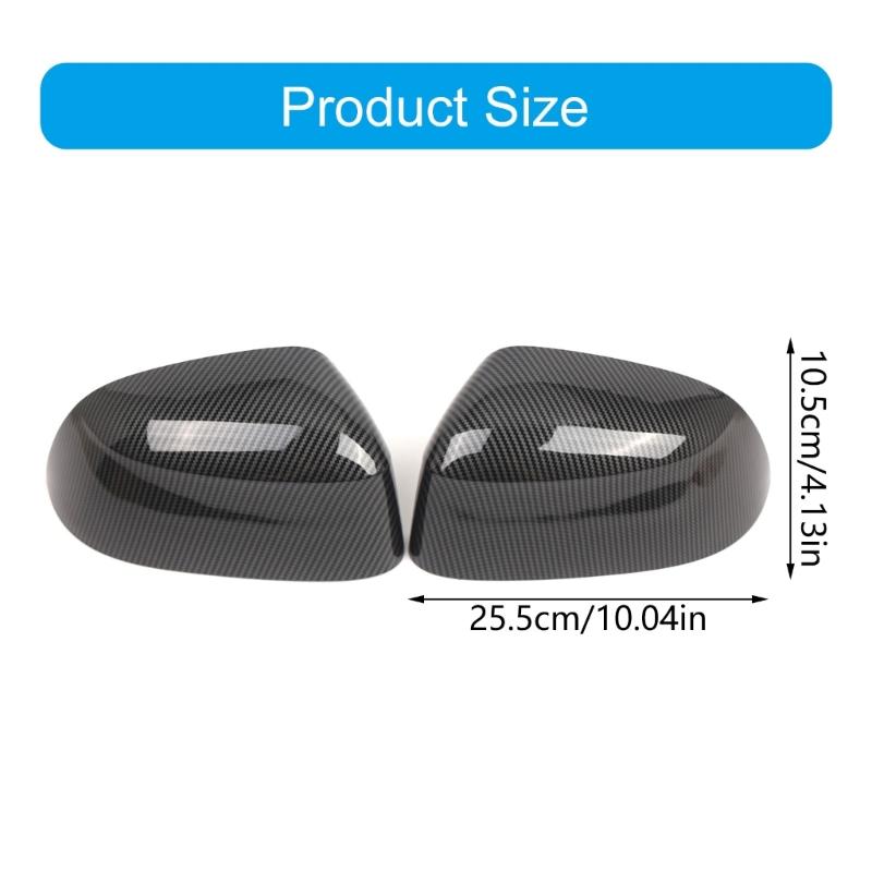 1 Pair Front Door Rearview Wing Mirror Cover 51167365113 51167365114 for F25 F26 Rear View Mirror Caps Replacement