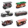 City Train Building Blocks DIY Modified Accessories, Creative MOC Assembly Track Train Carriage Expansion Set, Base, Wheel Parts