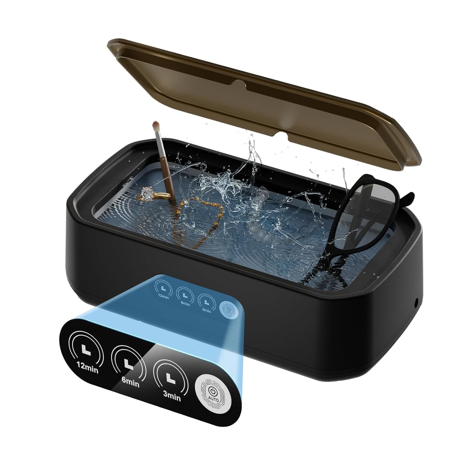 

Sumeber 2025 Innovative Design Ultrasonic Glasses Compact Ultrasonic 650ml Large Powerful Timer Ultrasonic Ultrasonic Eyeglass Denture Eyeglass Makeup