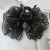Hepburn-Style Gilded Mesh Bow Claw Clip – High-End Bun & Shark Hair Accessory for Women