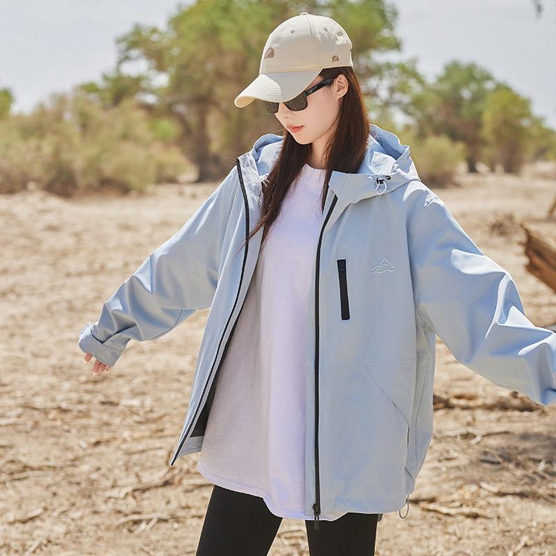 Tooling jacket women's short jacket jacket autumn and winter new three-proof fabric outdoor mountaineering suit couple's clothing