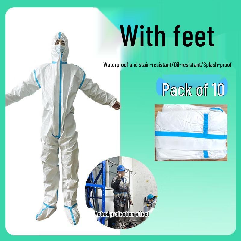 HANDUNYOU Disposable Protective Coverall