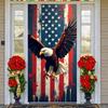 American Eagle Banner Winged Eagle Design USA Eagle Banner Patriotic Backdrop Graphic Print Flag Themed Background