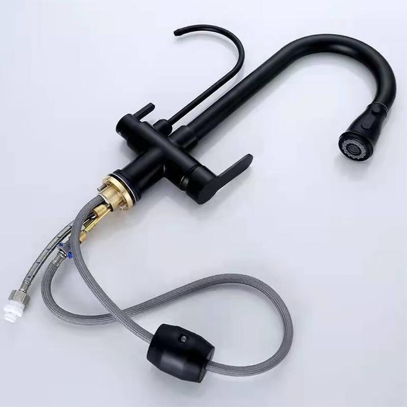 Zhuchuang Jingpin 3-in-1 Pull-Out Kitchen Faucet with Purified Water