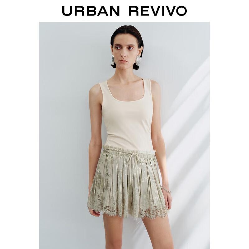 UR Women s 2025 Autumn Pleated Sleeveless Vest UWM450121 S