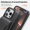 Detachable 2-in-1 Magnetic Kickstand Wallet with Card Holder Leather Phone Case for iPhone 16 Pro Max 15 14 13 Plus Cover