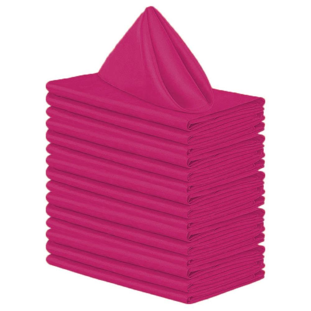 10pcs Soft Satin Napkin 30x30cm Table Napkins High-end Dinner Napkins  Event