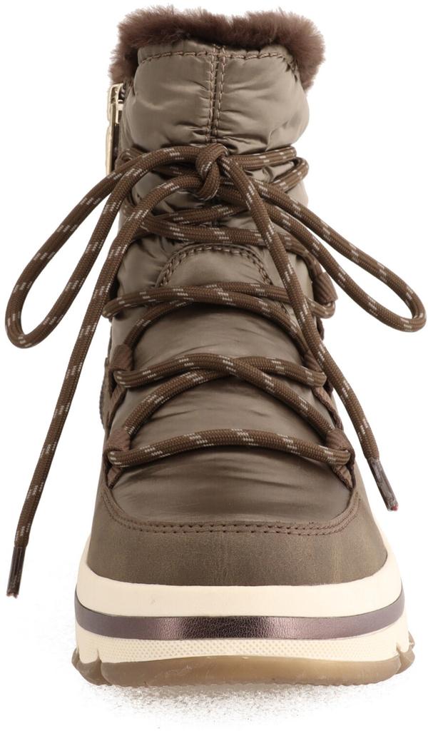 Boots Tom Tailor Faux Leather Textile Brown Lava