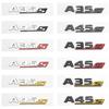 3D ABS Schwarz Auto Heckklappe Kotflügel Seitenemblem Stern XSEWG Logo A35S A45S Turbo 4MATIC Emblem Für MB W177 W176 Zubehör