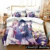 3D Anime Project SEKAI Hoshino Ichika Bedding Set Boys Girls Twin Queen Size Duvet Cover Pillowcase Bed Kids Adult Quilt Cover02