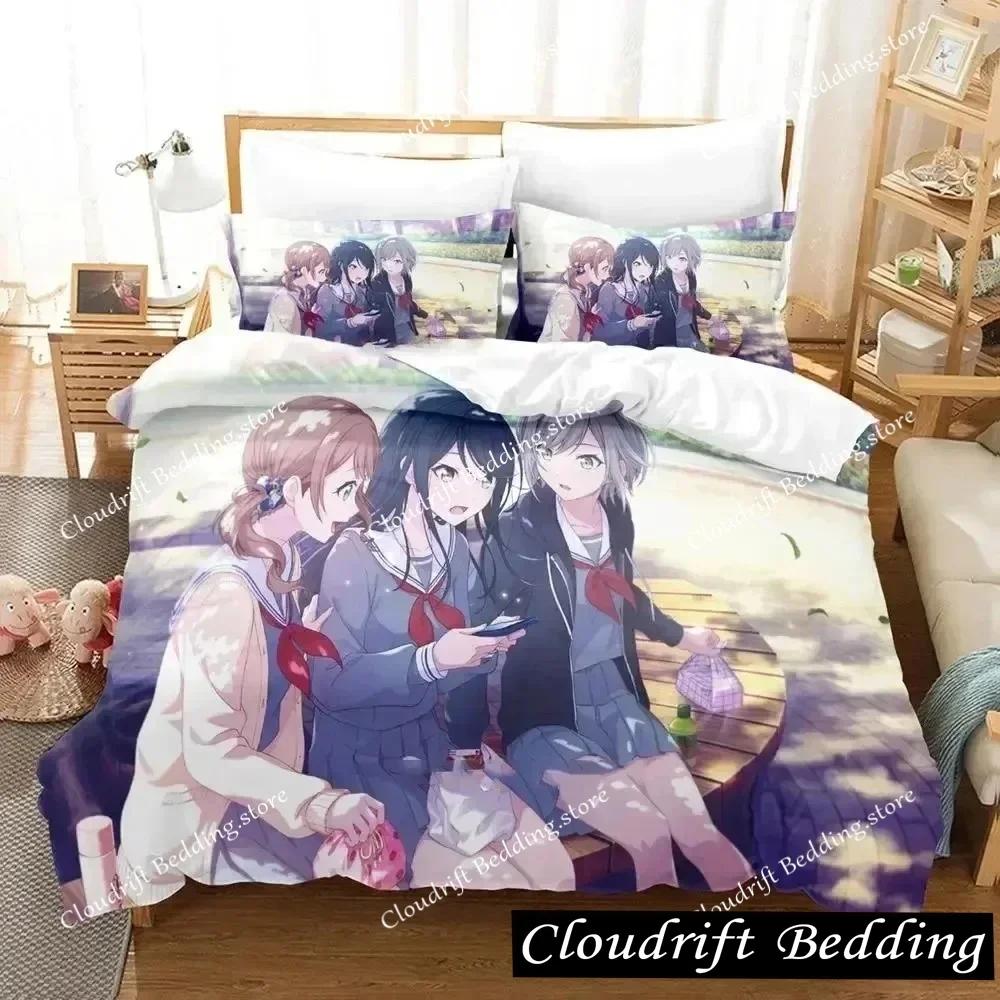 3D Anime Project SEKAI Hoshino Ichika Bedding Set Boys Girls Twin Queen Size Duvet Cover Pillowcase Bed Kids Adult Quilt Cover02