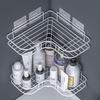 No-Drill Wall-Mounted Bathroom Vanity Shelf for Cosmetics Storage