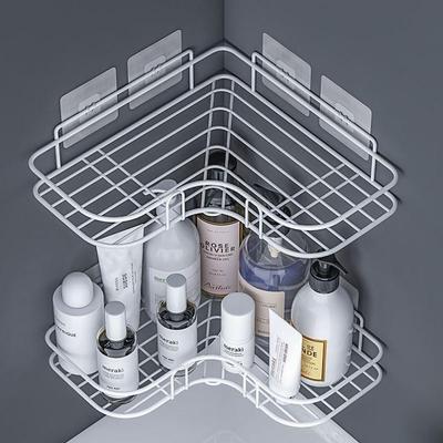 Mensola da Bagno da Parete Senza Foratura per Conservare i Cosmetici