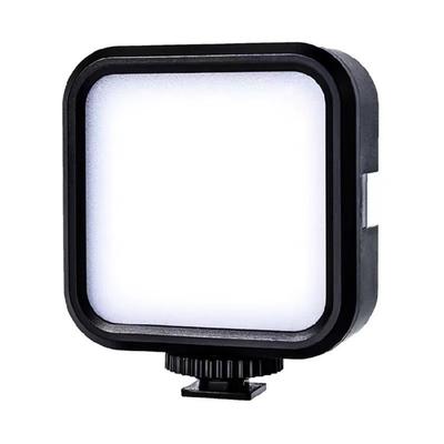 LED Camera Light Wide Coverage 3 Cold Shoe Adapters Triple Color Adjustment For Vlog Live Stream Creators