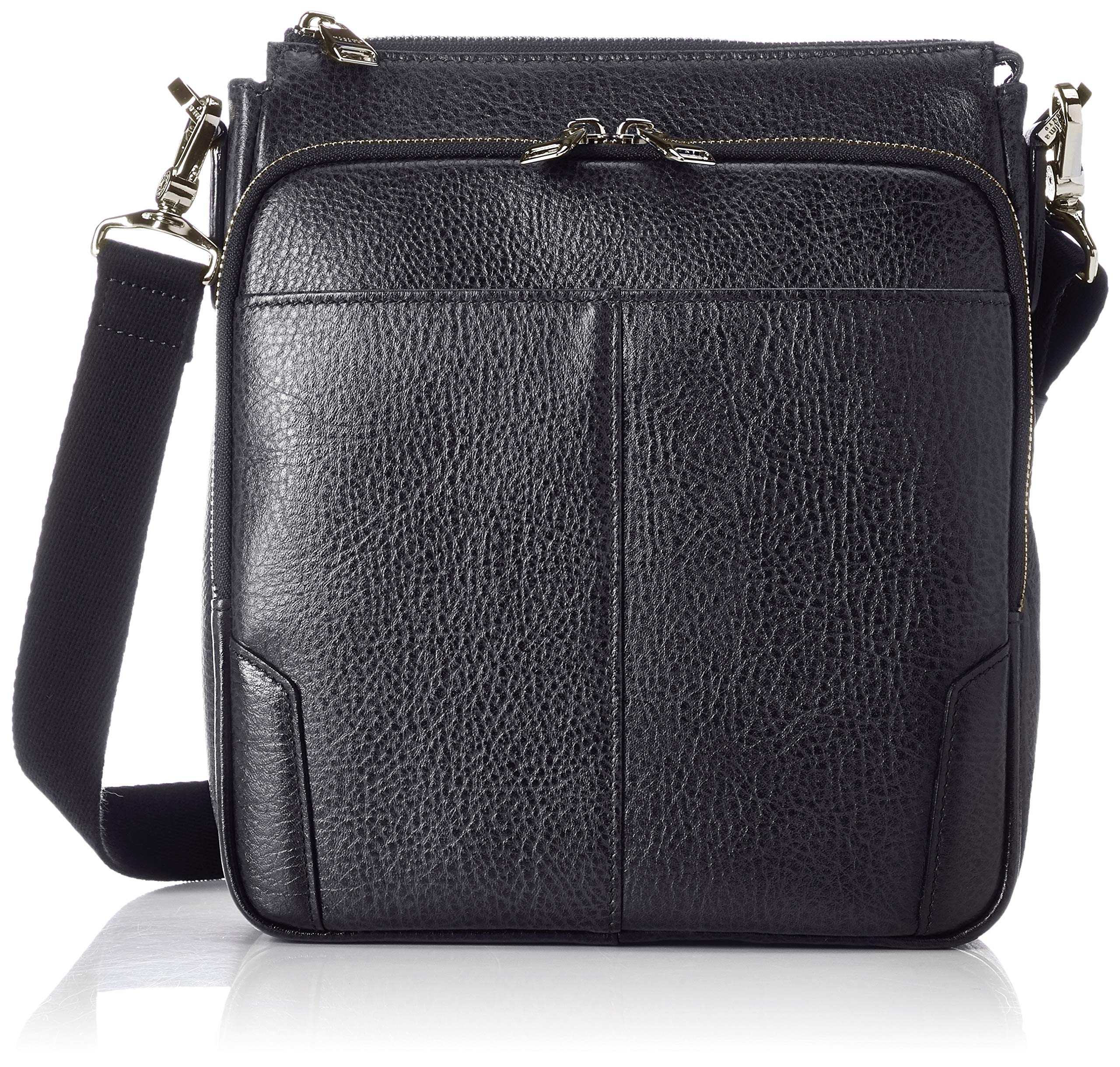 Ultima Tokyo Bremner Shoulder Bag, Made in Japan with Genuine Leather and Shoulder Strap, Gray, 78010
