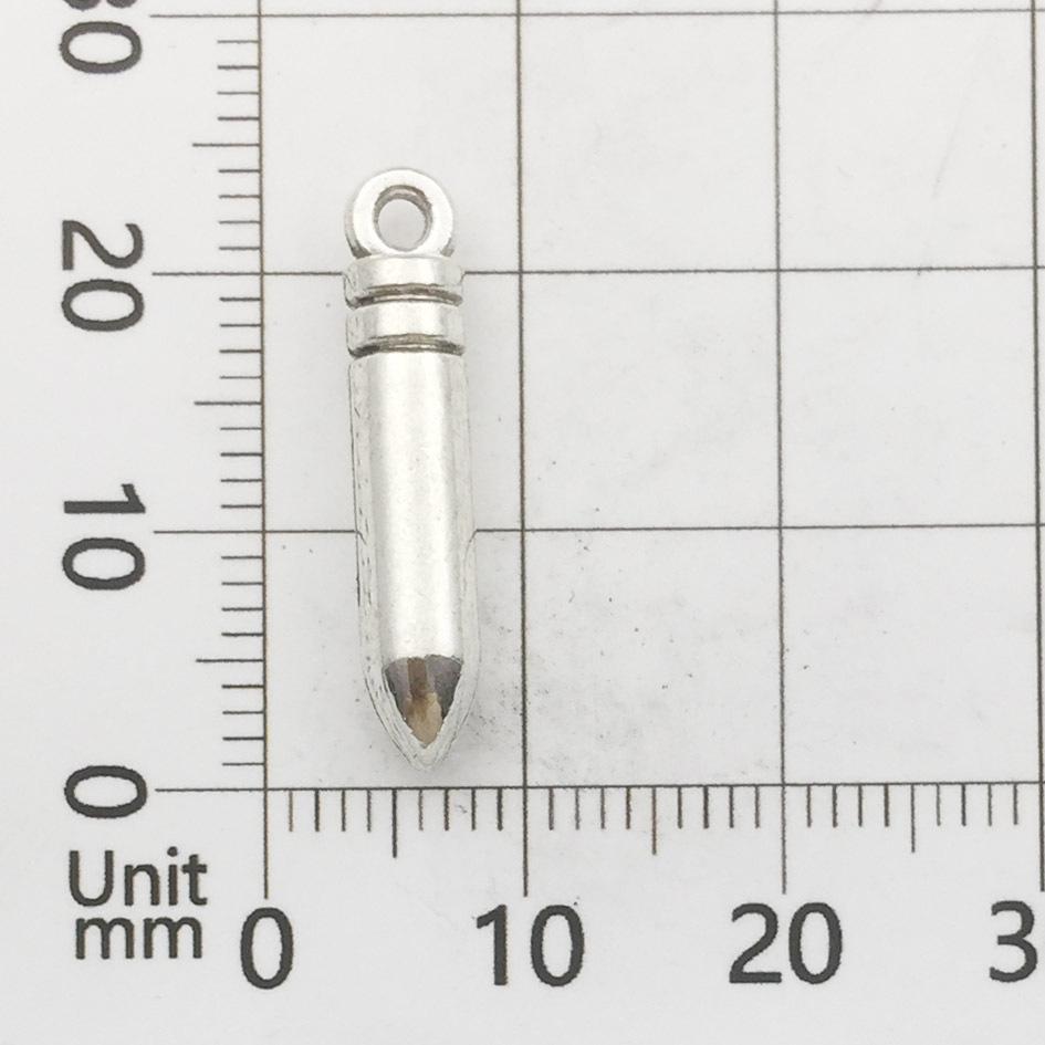 DIY Vintage Alloy Jewelry Accessories Ancient Silver Gun Weapon Bullet Necklace Bracelet Pendant Factory Direct Sales