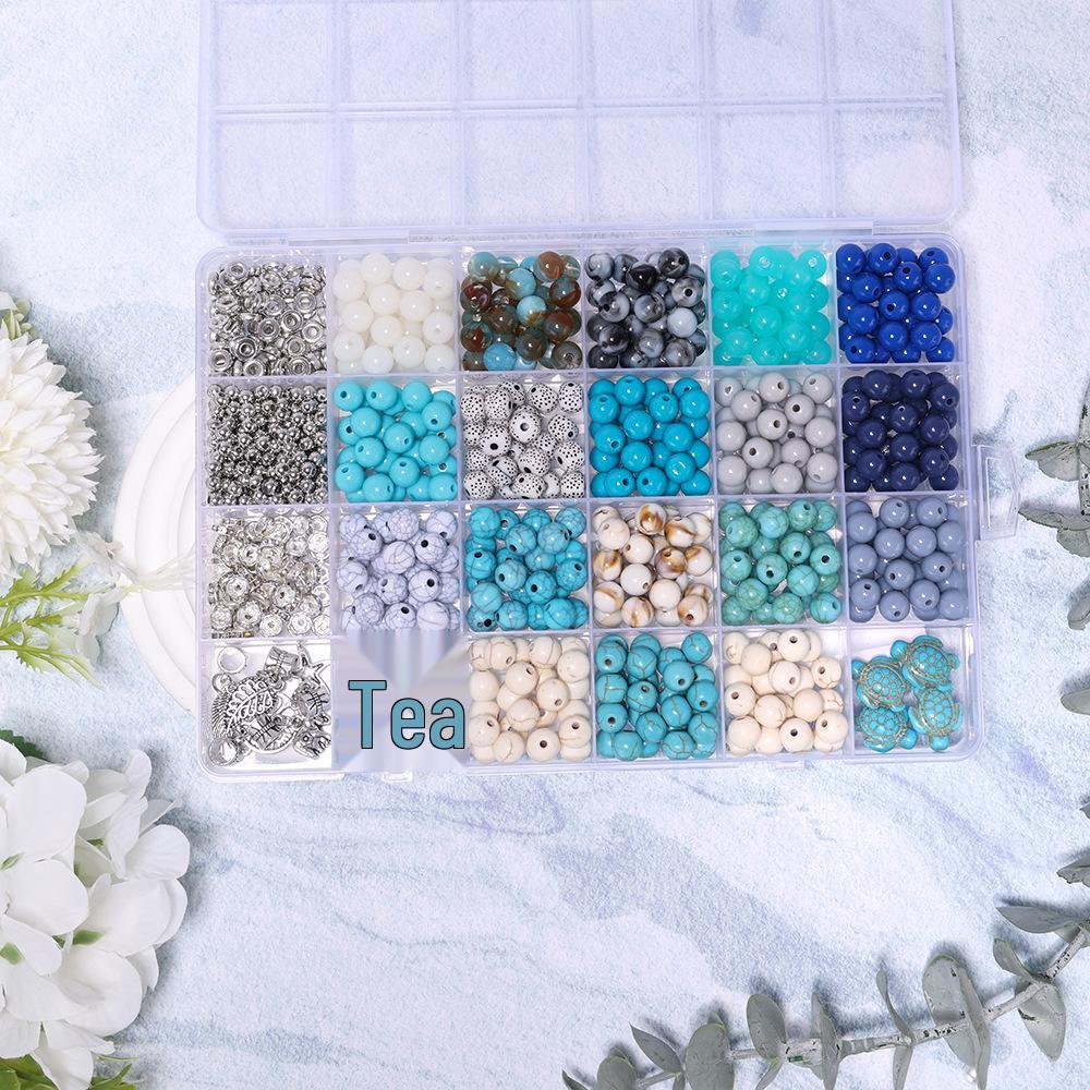 Ocean Series Imitation Pearl Beads: Mixed Style DIY Bracelet Material Pack
