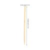 3 Pcs Big Eye Needle Crochet Knitting Tool Sewing Needles Hair Hand DIY Weaving Tools Bamboo Craft Hook Circle Wooden