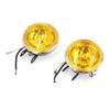 3'' 12V 55W Yellow DRL Round Car Driving Fog Lamp Work Light Anti-fog Glass