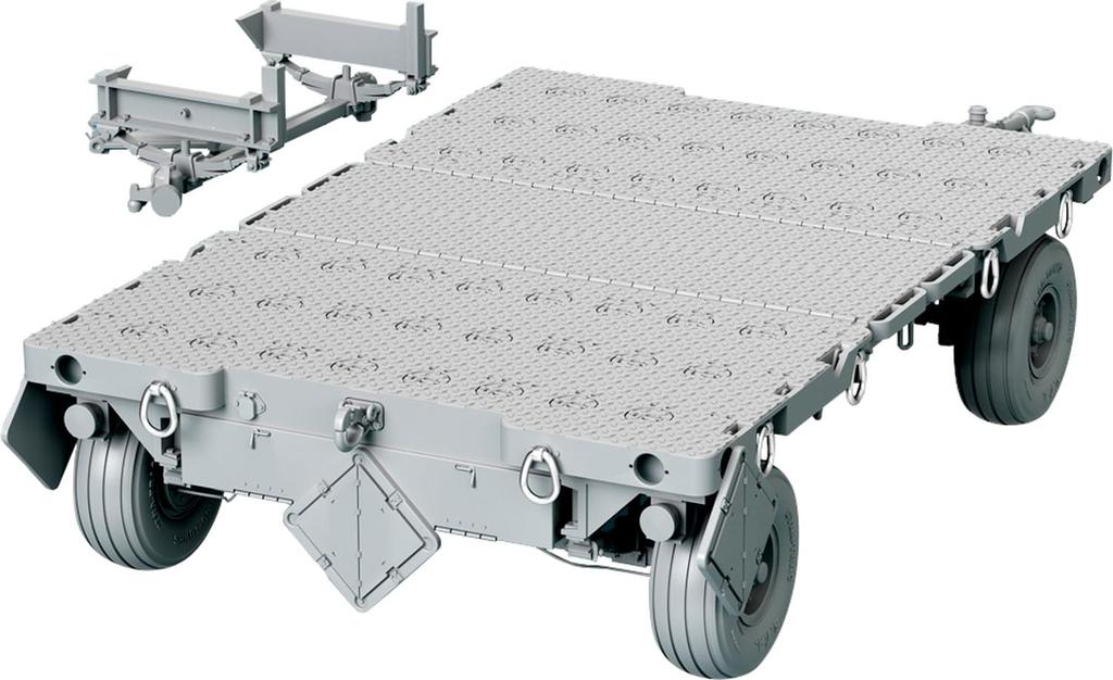 Reskit Weapon Transport Cart 3D Printer Kit 1/32 MHU-141M (Type 2) RSKS32-0034 (Military)