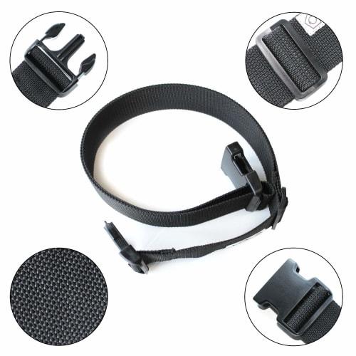 Waist Support Belt, Support Belt, Waist Support, Waist Bag, Belt for Waist Tools, Work, Cushioned, Mesh, Carabiner, 3.8cm Wide Belt, One-Touch