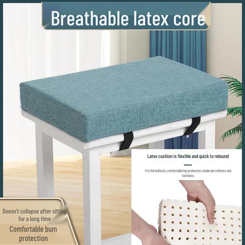 Thickened Latex Seat Cushion for Classroom Stool - Soft Comfort for All Seasons