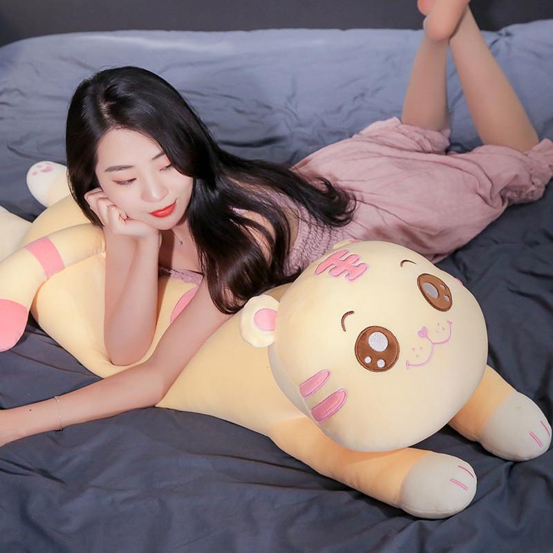 Tiger Large Cute Plush Toy Zodiac Bed Sleeping With Doll Birthday Girl Gift