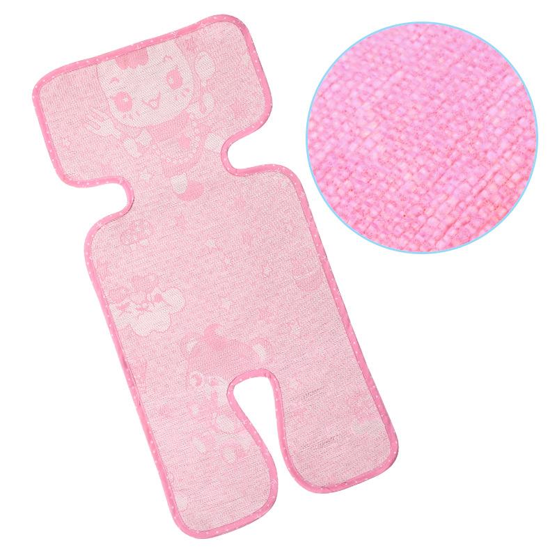 Baby Stroller Ice Silk Mattress Summer High View Umbrella Car Baby High Chair Breathable Cooling Cushion Mat Universal