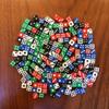 Acrylic 5mm Dice 6 Sided Micro Dice Bulk Pack Drop Dice  Gambling Game