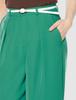 Something Casual Pants with Size XS Women's Wide-Leg Belt, Green,