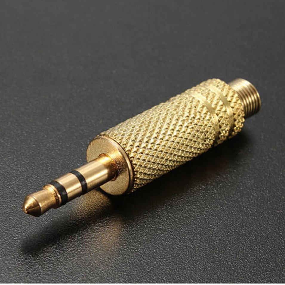 3.5mm 3 Pole Stereo Audio Male Jack 