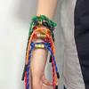 Relationship Bonding Couple Bracelet Nylon Rope Braided Handchain Adjustable Handwoven Wristchain Unisex Jewelry