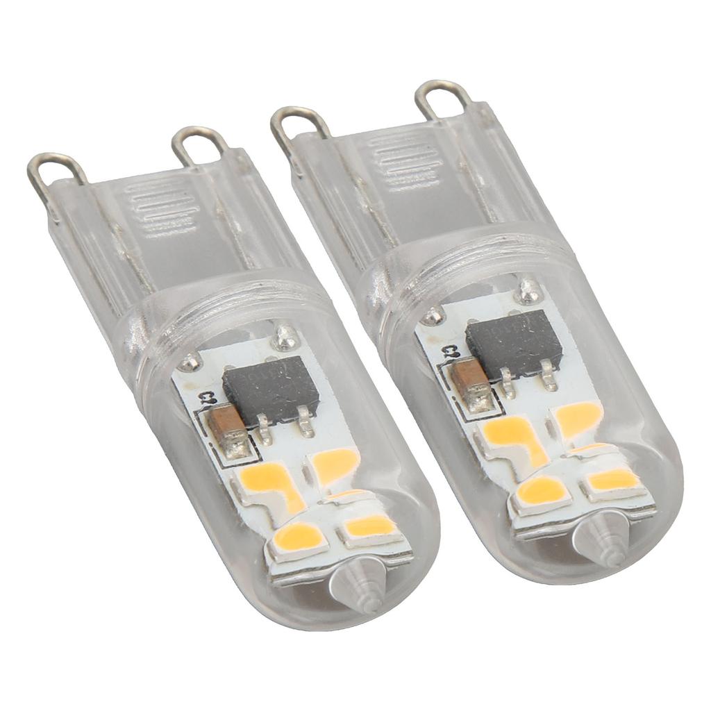 2 buc Bec LED cu porumb profesional 8LED-uri 200lm G9 Bec LED cu porumb pentru bucătărie, living, dormitor