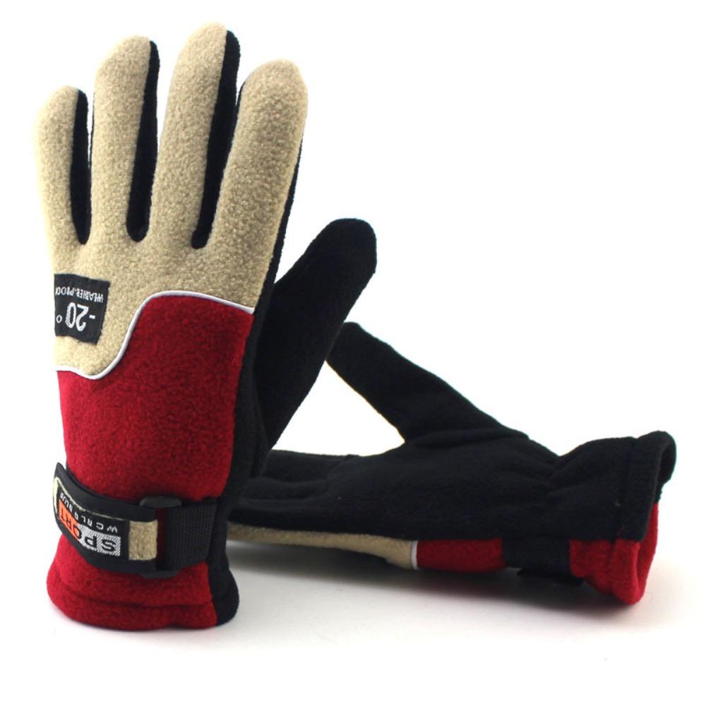 Cold Proof Autumn Winter Gloves Windproof Warm Mitten New Women Men Gloves  Outdoor