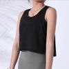 Frauen Tarnung Laufhose Weste Fitness Crop Top Ärmelloses Mesh Yoga Shirts Atmungsaktive Workout Gym Tank Tops Weibliche Sportswear