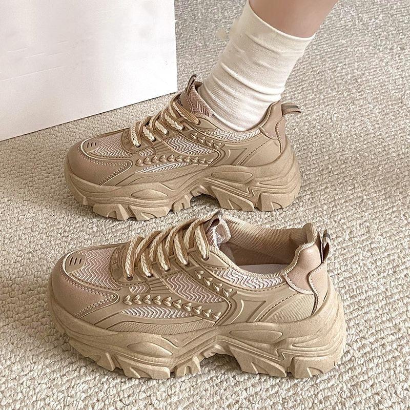 Mesh breathable dad shoes spring and autumn new platform casual sneakers