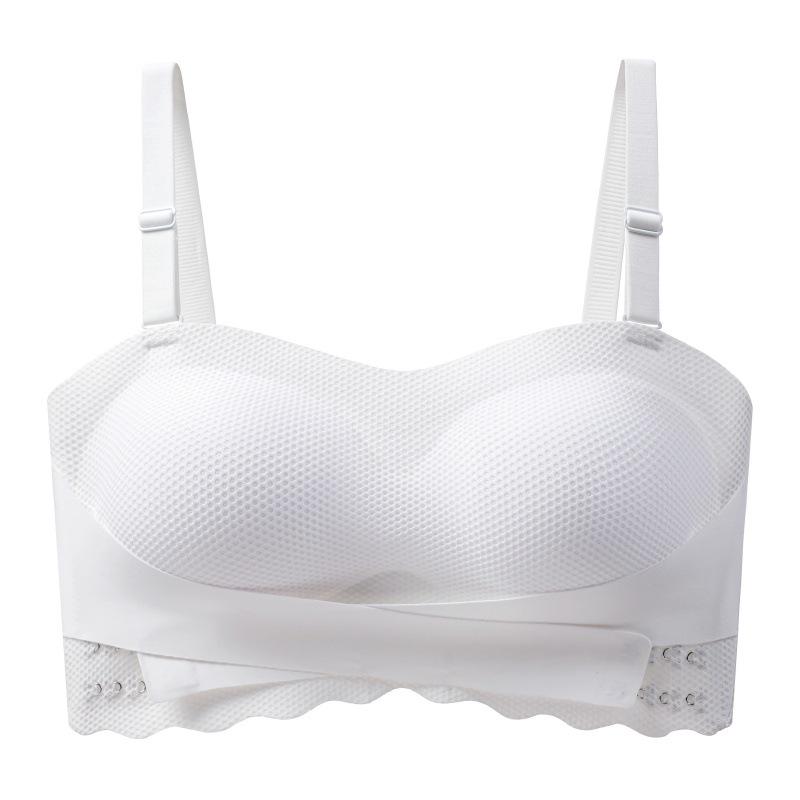 Plus Size Anti-Slip Strapless Minimizer Bra with Removable Straps