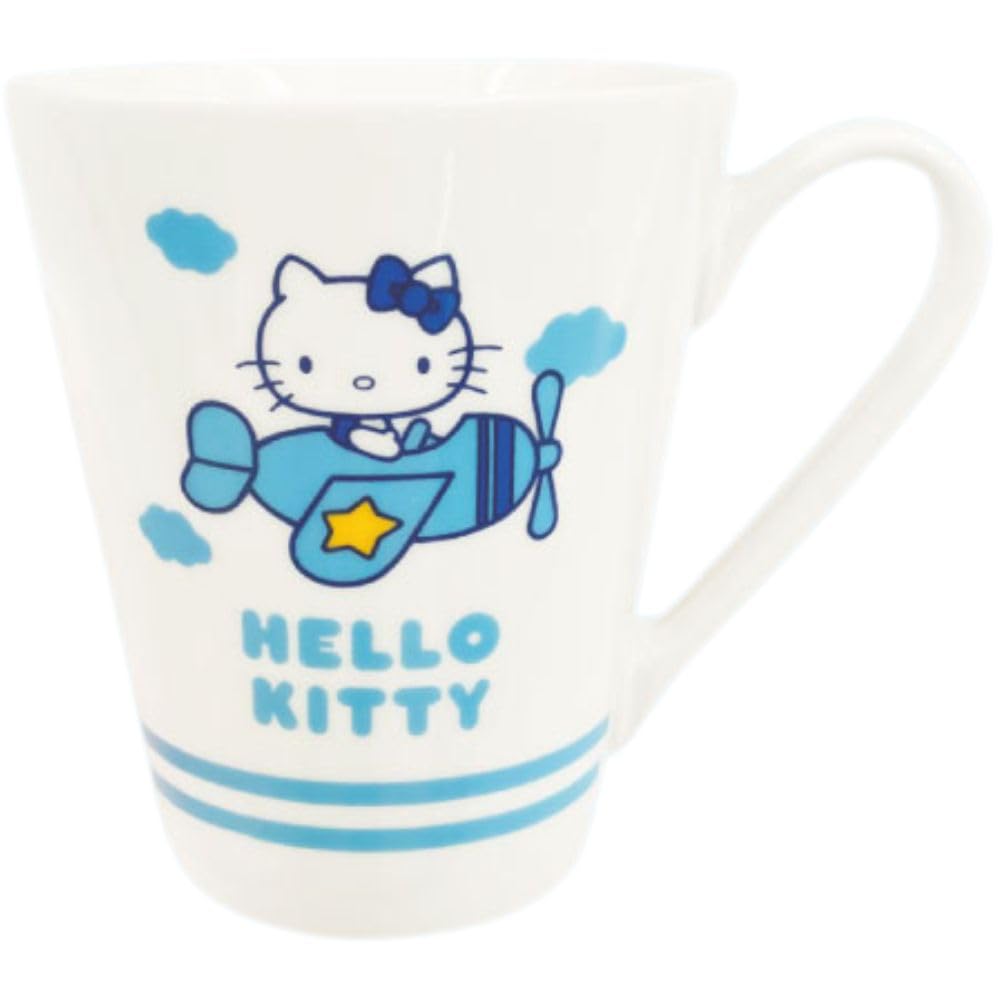 

Marimo Craft Sanrio Hello Kitty Конический самолет-светильник Ш87 x В102 мм без кружки, Дизайн, Синий, Прибл.. (Низ Примерно. 56 мм, ручка), BLKT-041