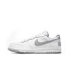 Nike Big Leather Wrapping, Wear Resistant And Non Slip Low top Skateboard Shoes Unisex Gray White 355152-106(Team59-)