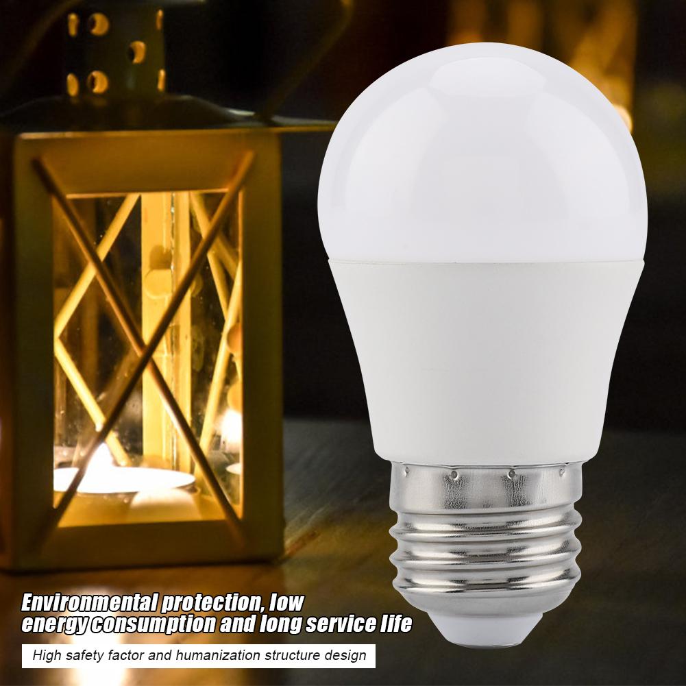 6 PCS 5W Mini Lâmpadas LED Branco Quente E26 Base G45 Lâmpadas Iluminação Acessório
