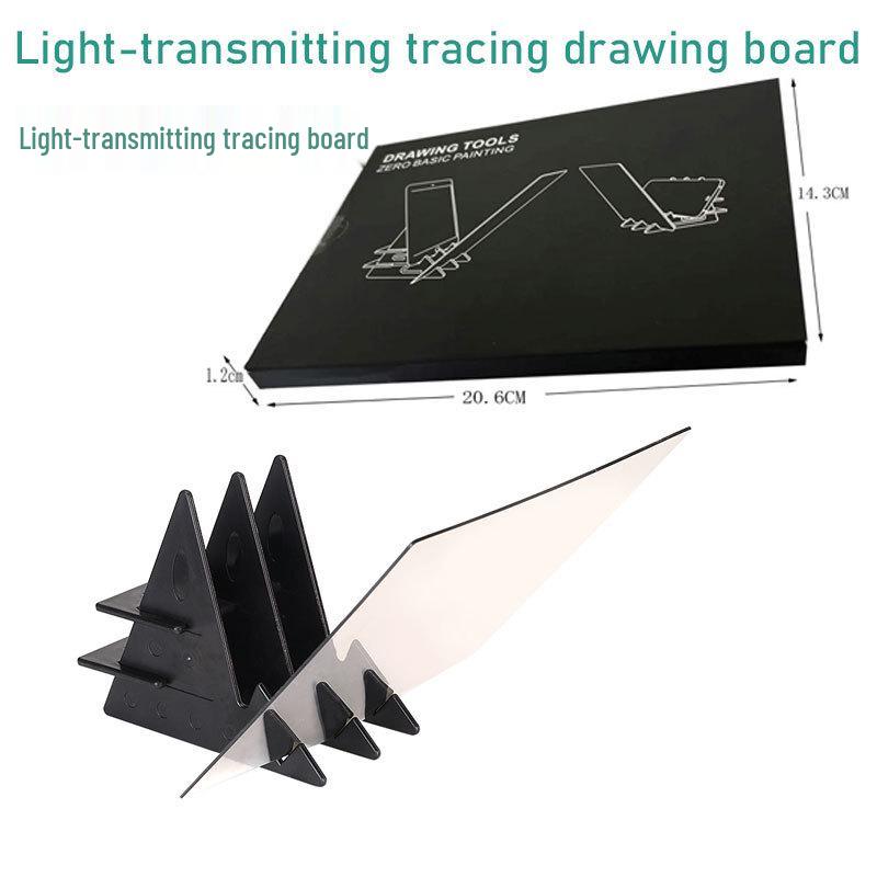 Portable Light-Transmitting Drawing Board for Kids - Tracing and Sketching with Mobile Projection