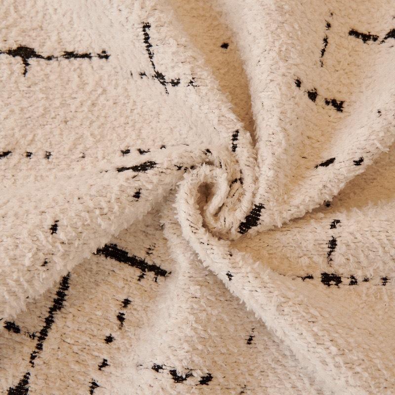 Creative Sofa Cushion Plush Thickened Non-Slip  Spring And Autumn New High-End Irregular Straight Row Seat Cushion Cover Cloth
