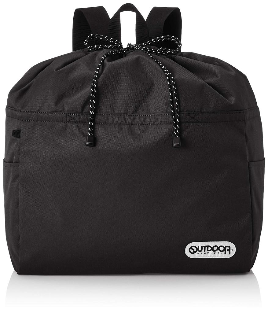 Outdoor Products Eco Compatible with Shopping Large with Bag, Baskets, 2-Way, Capacity, Lightweight, Basket, Antibacterial, Black-1