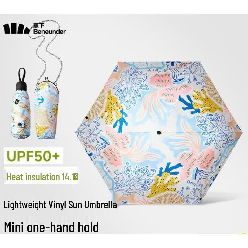 Beneunder UV Protection 5-Fold Pocket Umbrella