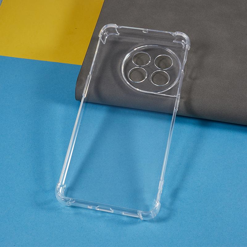 For OnePlus 11 5G Soft TPU Clear Phone Case 4 Thicken Corners Shockproof Back Cover