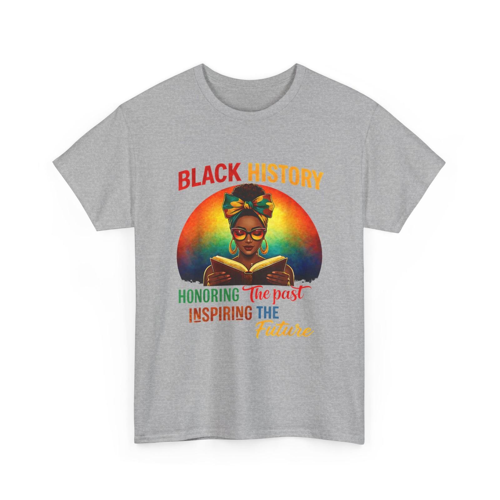 Honoring Past Inspiring the Future Shirt, Pride Book Black Month Melanin T-Shirt XL