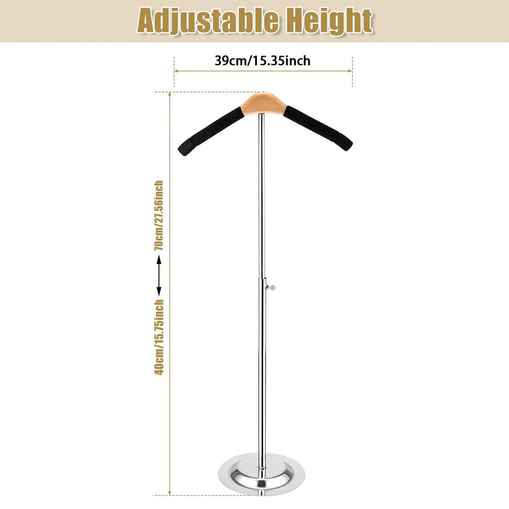 Adjustable T Shirt Display Stand Flexible Shoulder Stand Shirt Rack Portable Garment Coat Holder Multipurpose Hanging Clothing