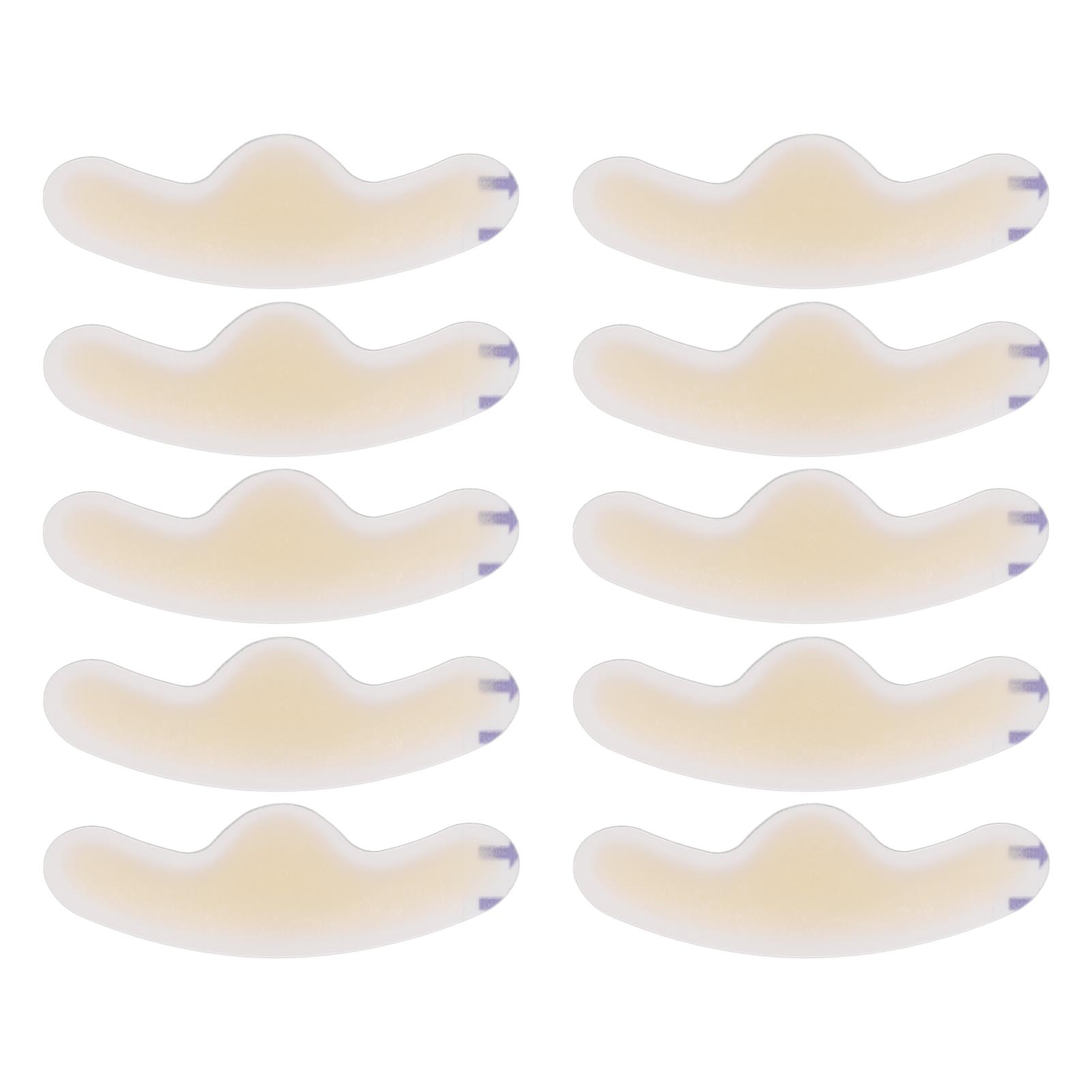 

10 шт., гелевые блистерные подушечки для предотвращения износа, блистерные накладки для ног, защитные пятки для носка стопы, пятки